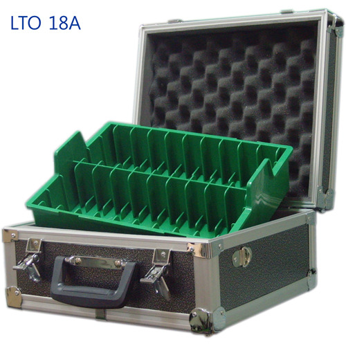LTO-18A LTO 18개보관함(W/C),착탈식내함 18A 알미늄가방